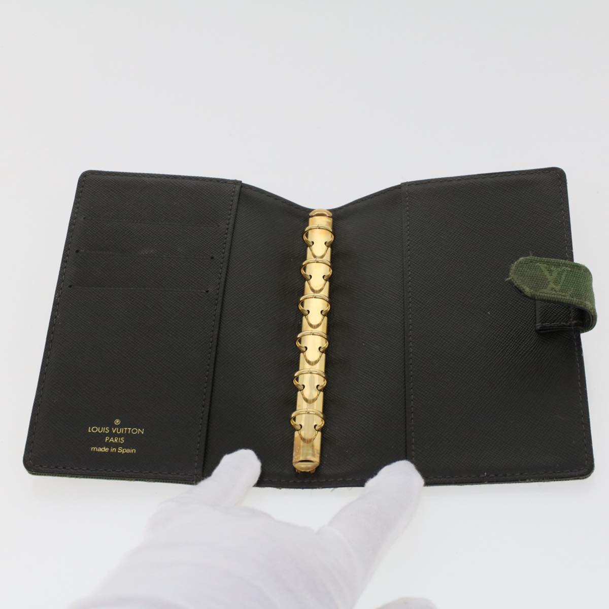LOUIS VUITTON Monogram Mini Agenda PM Day Planner Cover TST Khaki R20911 44584