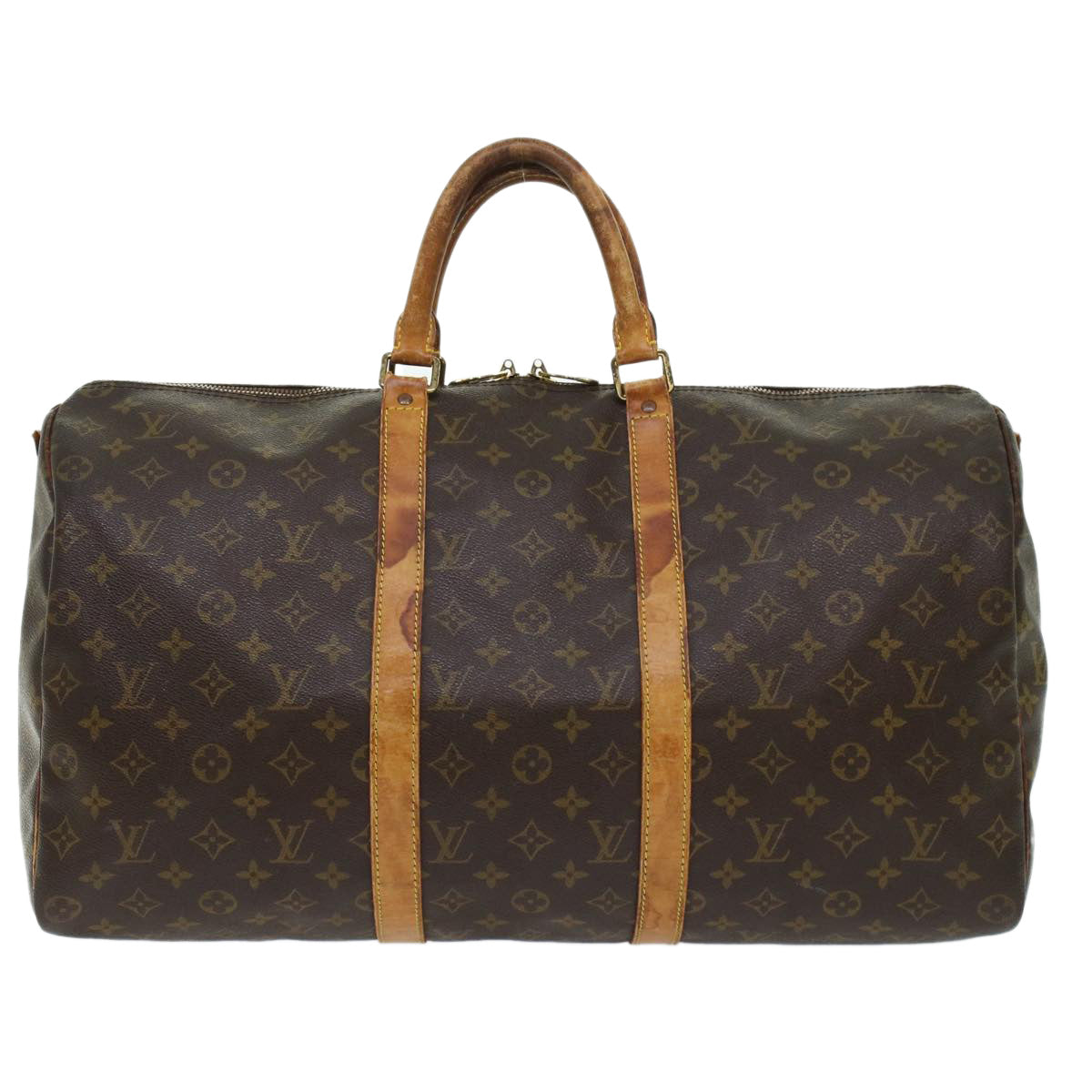 LOUIS VUITTON Monogram Keepall Bandouliere 50 Boston Bag M41416 LV 44592