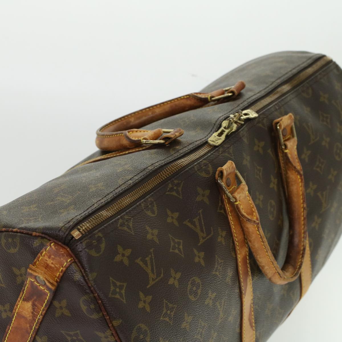 LOUIS VUITTON Monogram Keepall Bandouliere 50 Boston Bag M41416 LV 44592