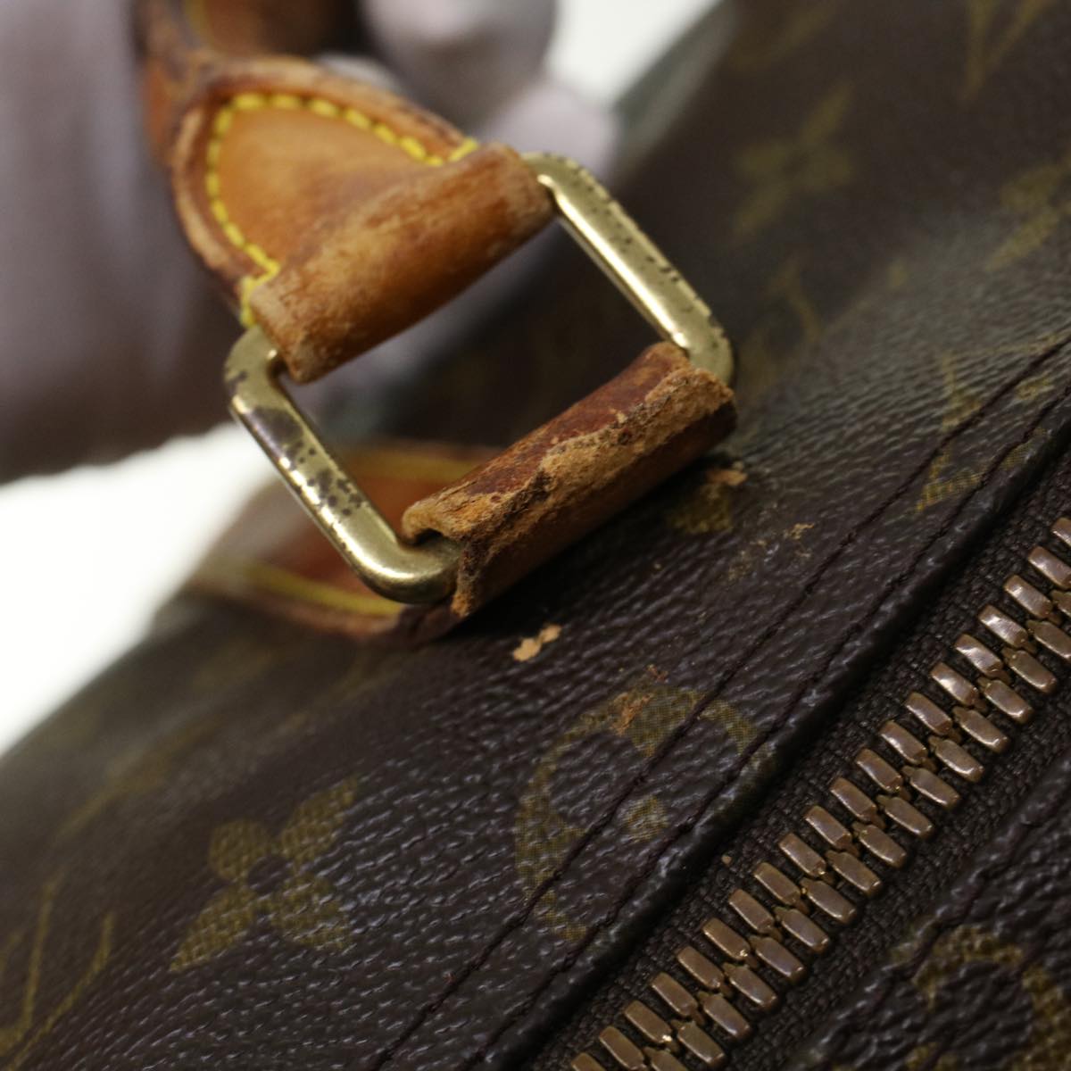 LOUIS VUITTON Monogram Keepall Bandouliere 50 Boston Bag M41416 LV 44592