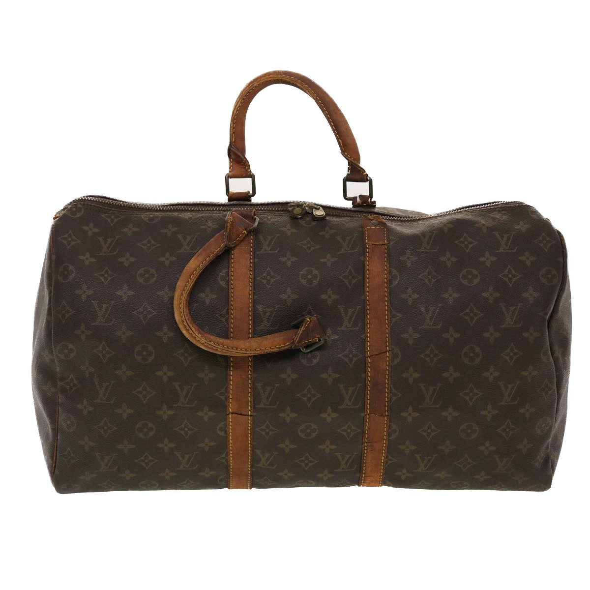 LOUIS VUITTON Monogram Keepall 50 Boston Bag M41426 LV 44593