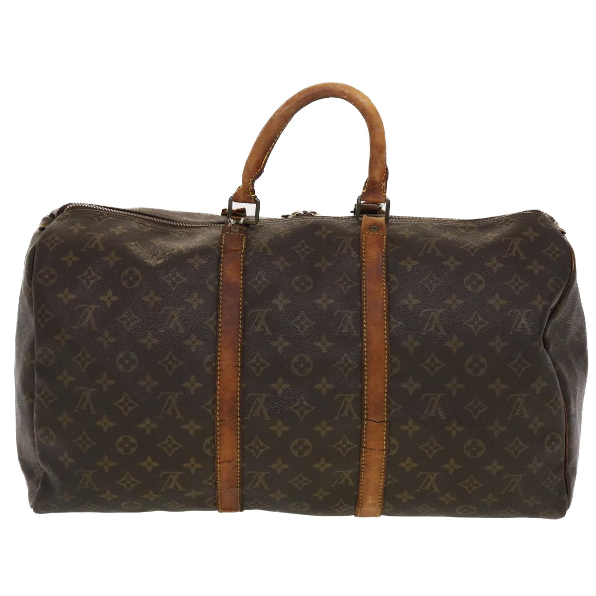 LOUIS VUITTON Monogram Keepall 50 Boston Bag M41426 LV 44593