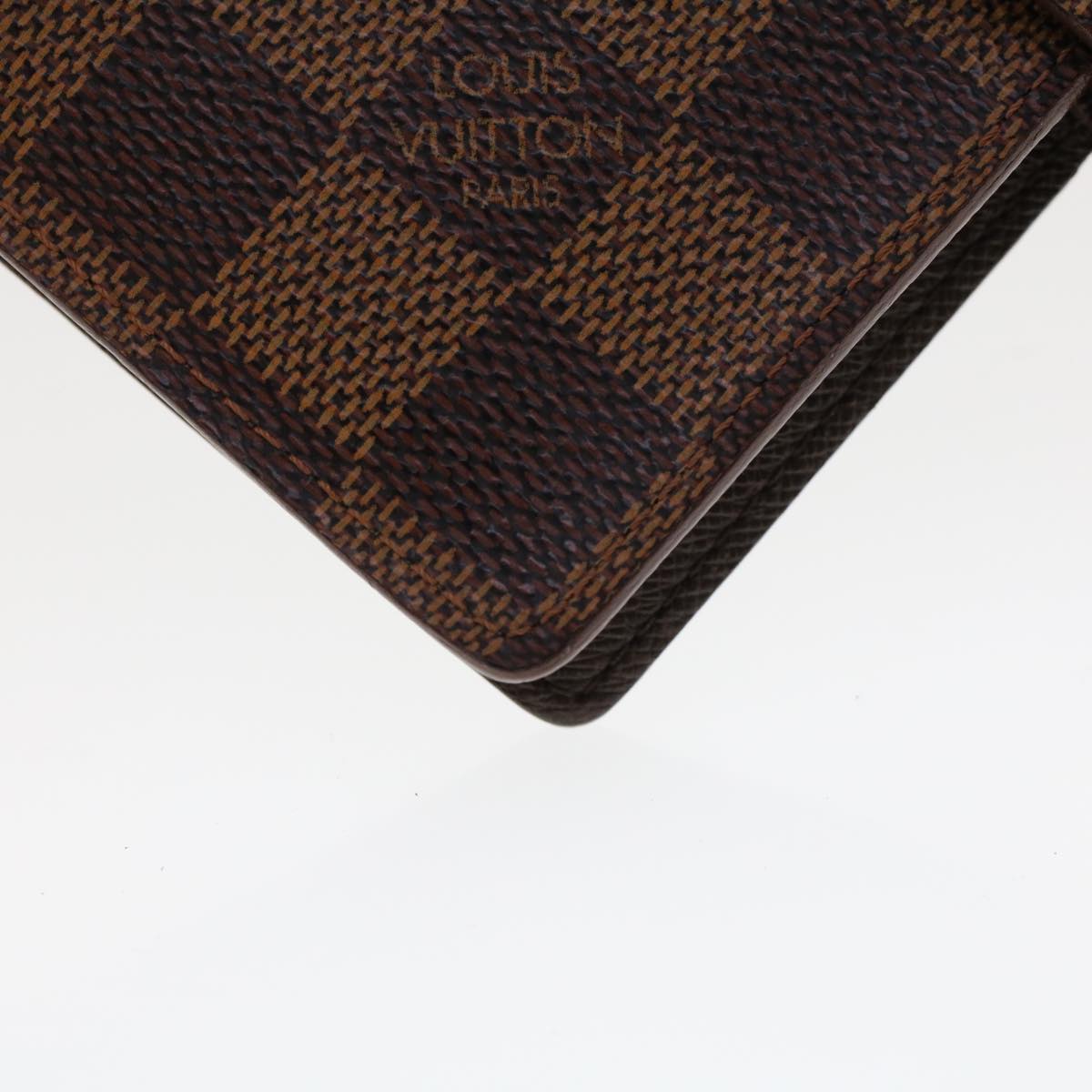 LOUIS VUITTON Damier Ebene Agenda PM Day Planner Cover R20029 LV 44610