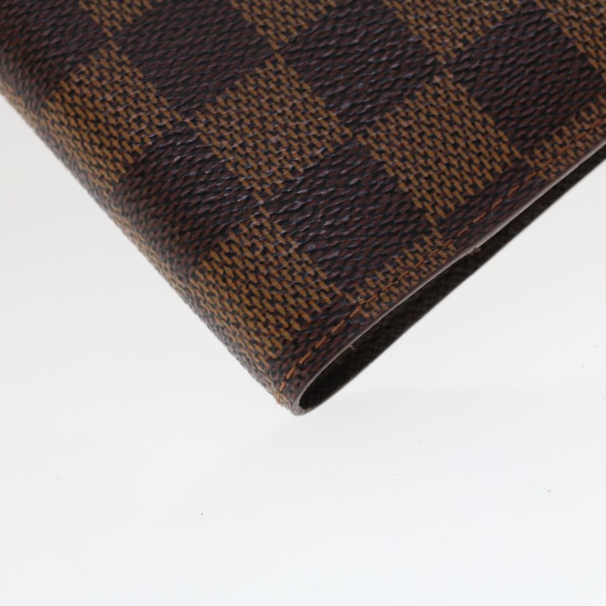 LOUIS VUITTON Damier Ebene Agenda PM Day Planner Cover R20029 LV 44610