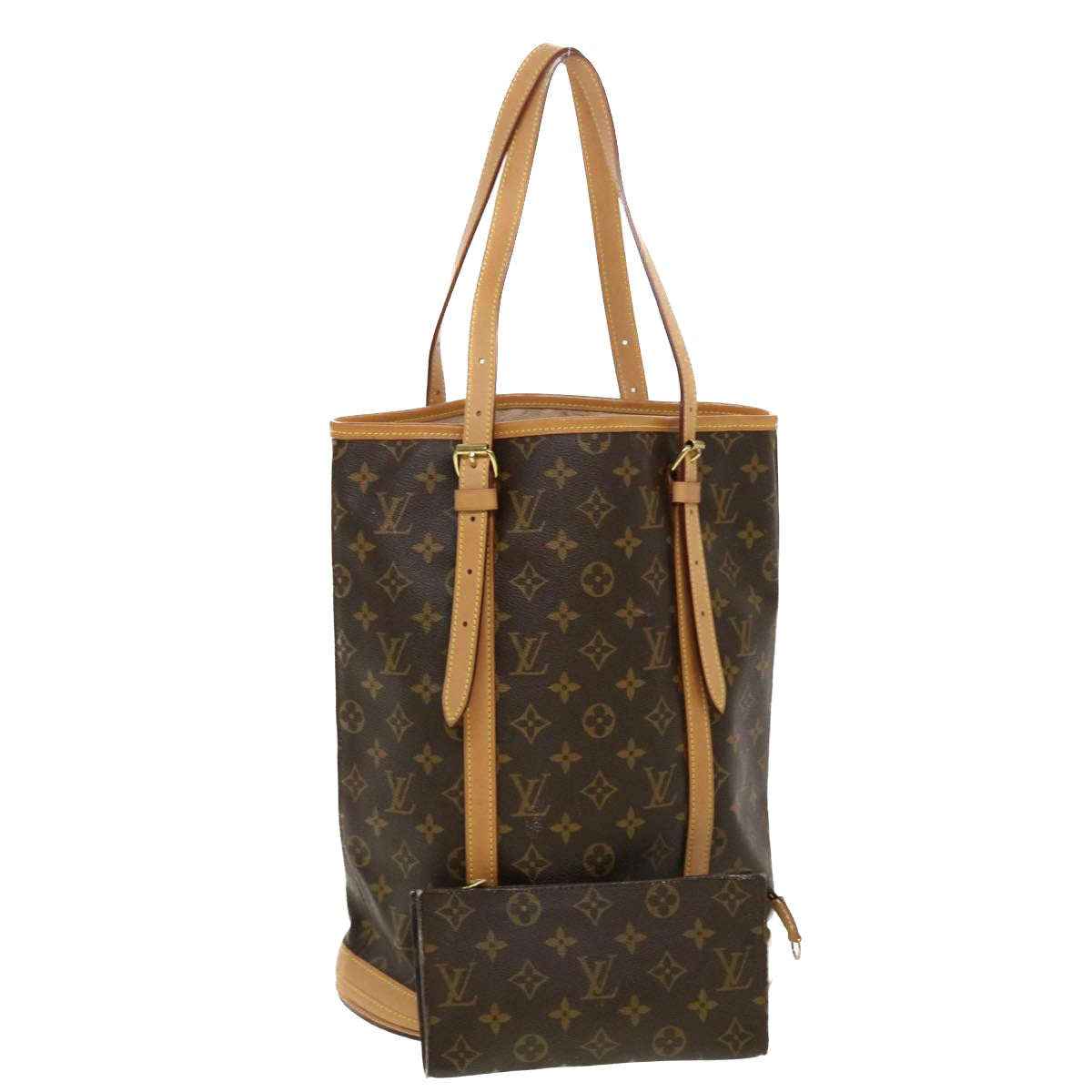 LOUIS VUITTON Monogram Bucket GM Shoulder Bag M42236 LV 44613