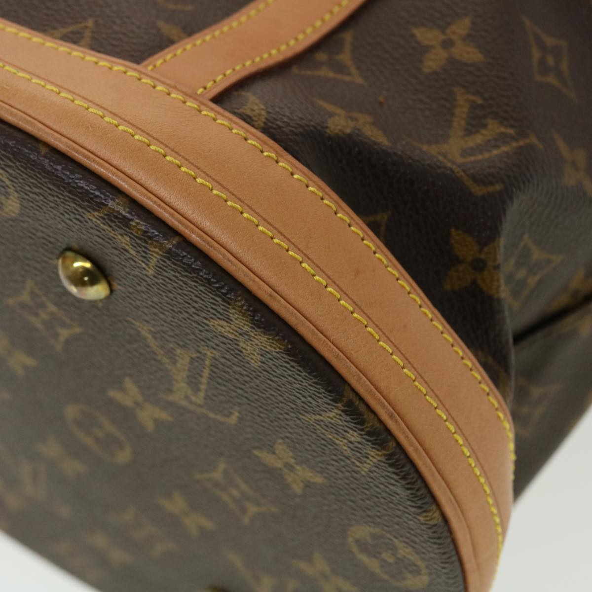 LOUIS VUITTON Monogram Bucket GM Shoulder Bag M42236 LV 44613