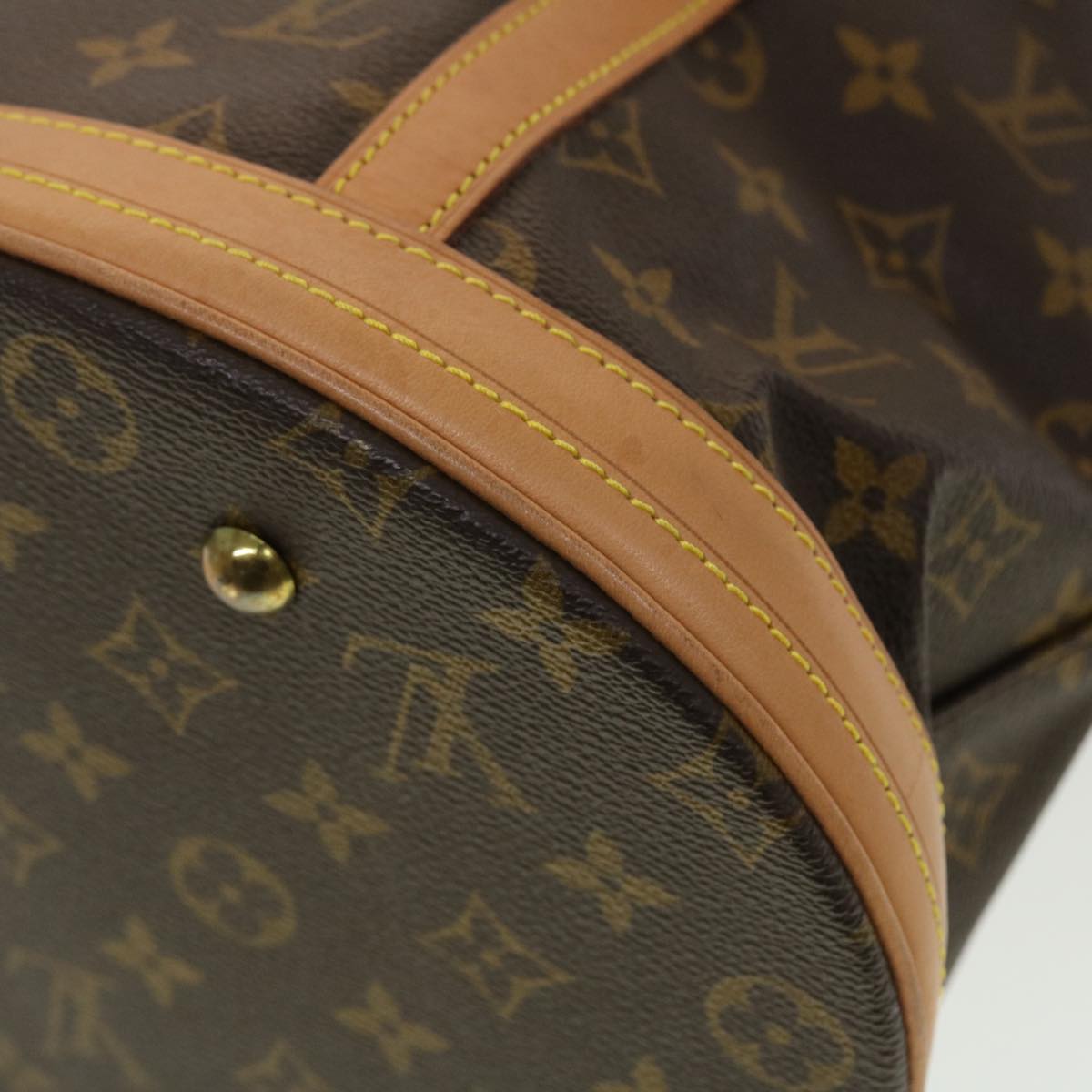 LOUIS VUITTON Monogram Bucket GM Shoulder Bag M42236 LV 44613