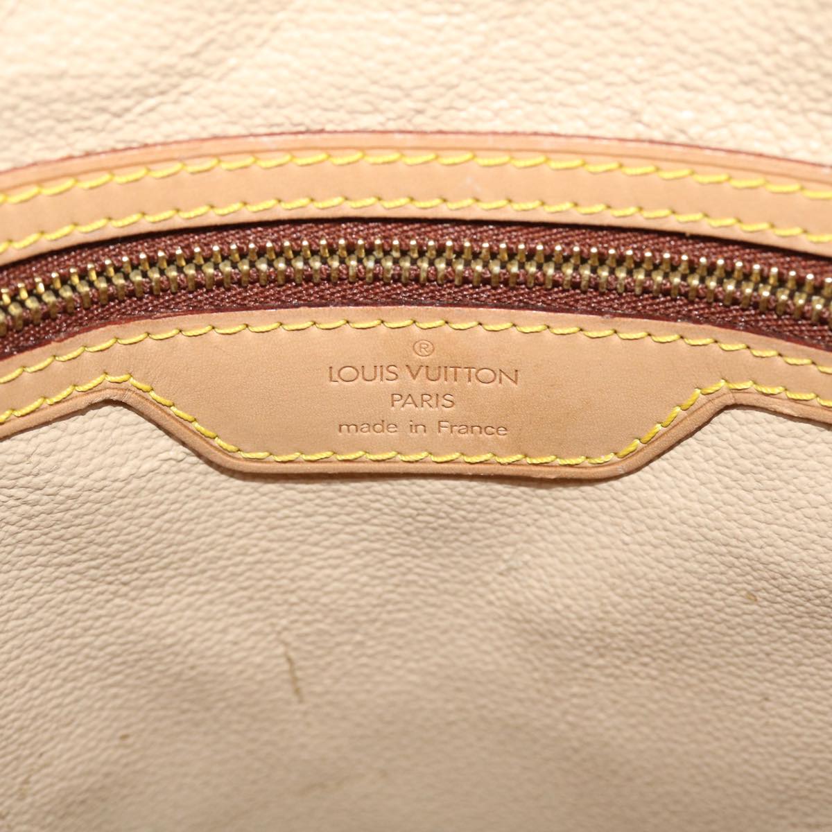 LOUIS VUITTON Monogram Bucket GM Shoulder Bag M42236 LV 44613