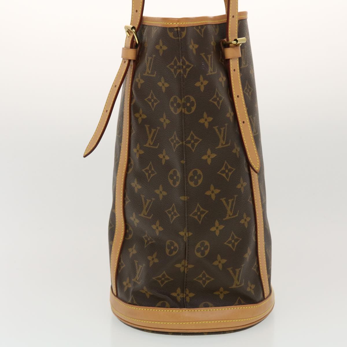 LOUIS VUITTON Monogram Bucket GM Shoulder Bag M42236 LV 44613