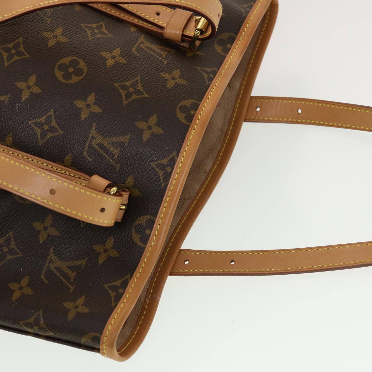 LOUIS VUITTON Monogram Bucket GM Shoulder Bag M42236 LV 44613
