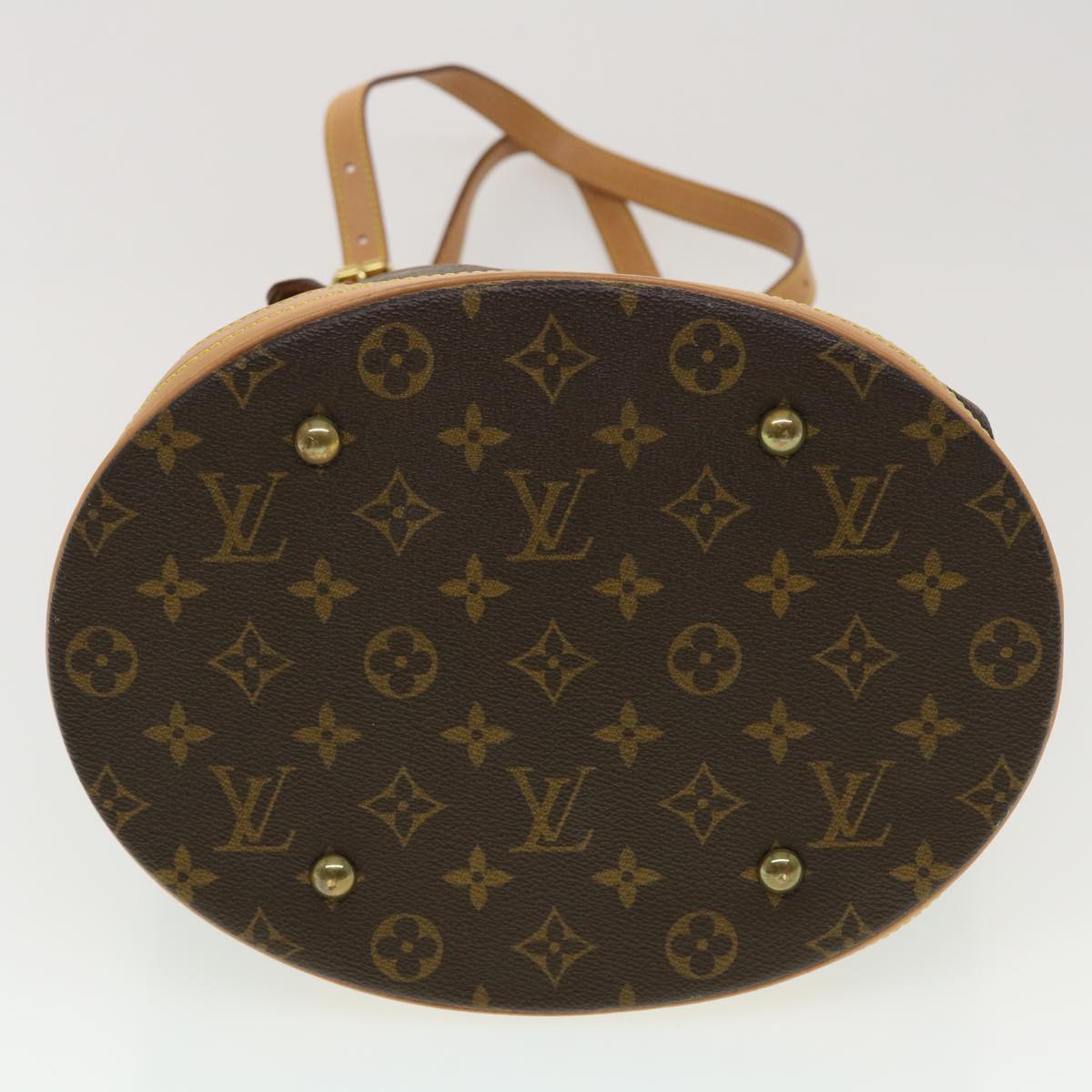 LOUIS VUITTON Monogram Bucket GM Shoulder Bag M42236 LV 44613