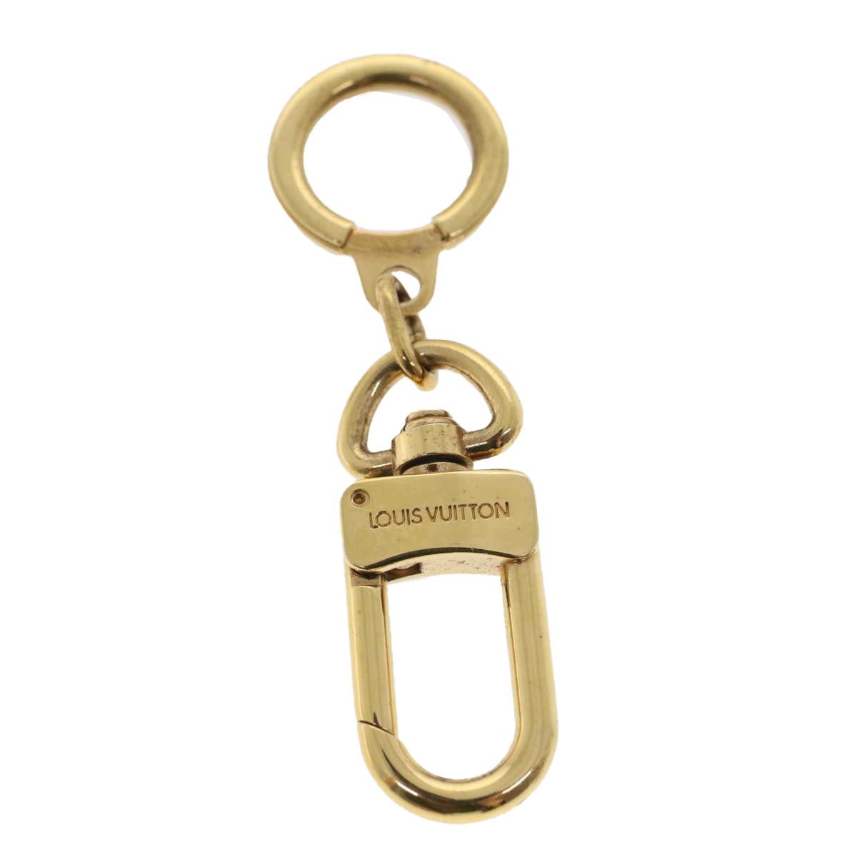 LOUIS VUITTON Anneau Cles Key Holder Metal Gold Tone LV 44614