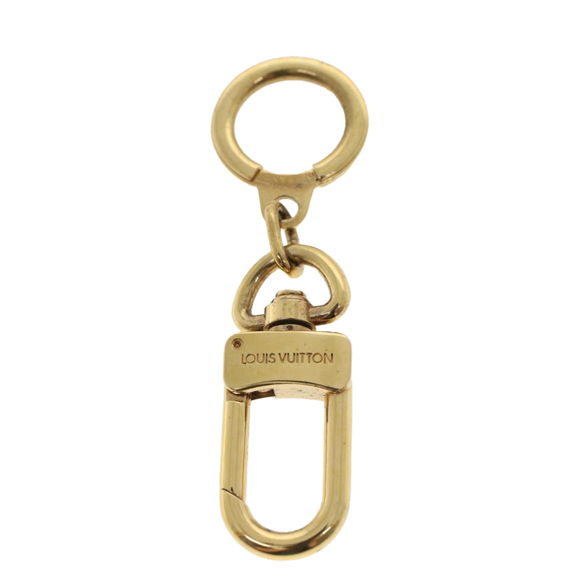 LOUIS VUITTON Anneau Cles Key Holder Metal Gold Tone LV 44614