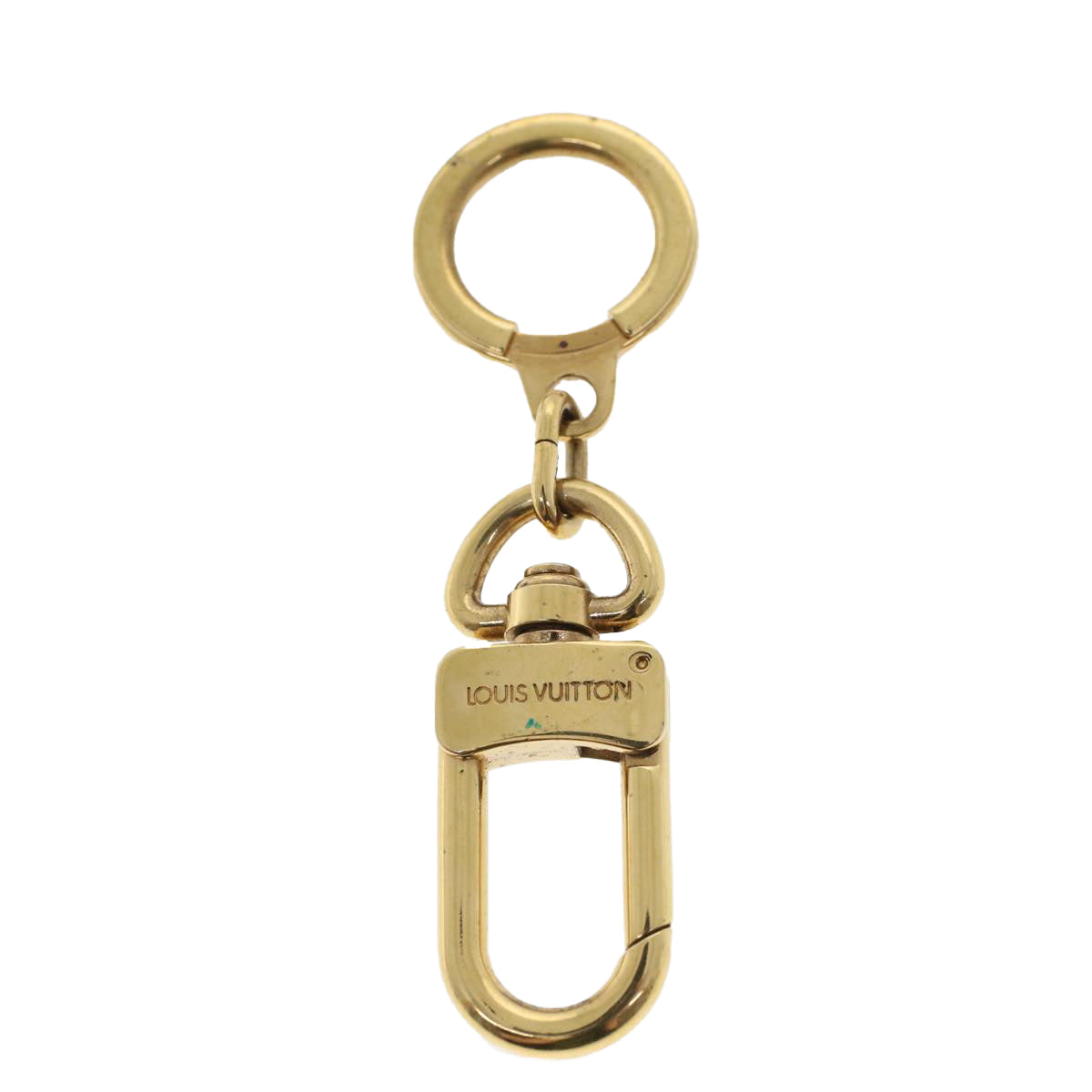 LOUIS VUITTON Anneau Cles Key Holder Metal Gold Tone LV 44614