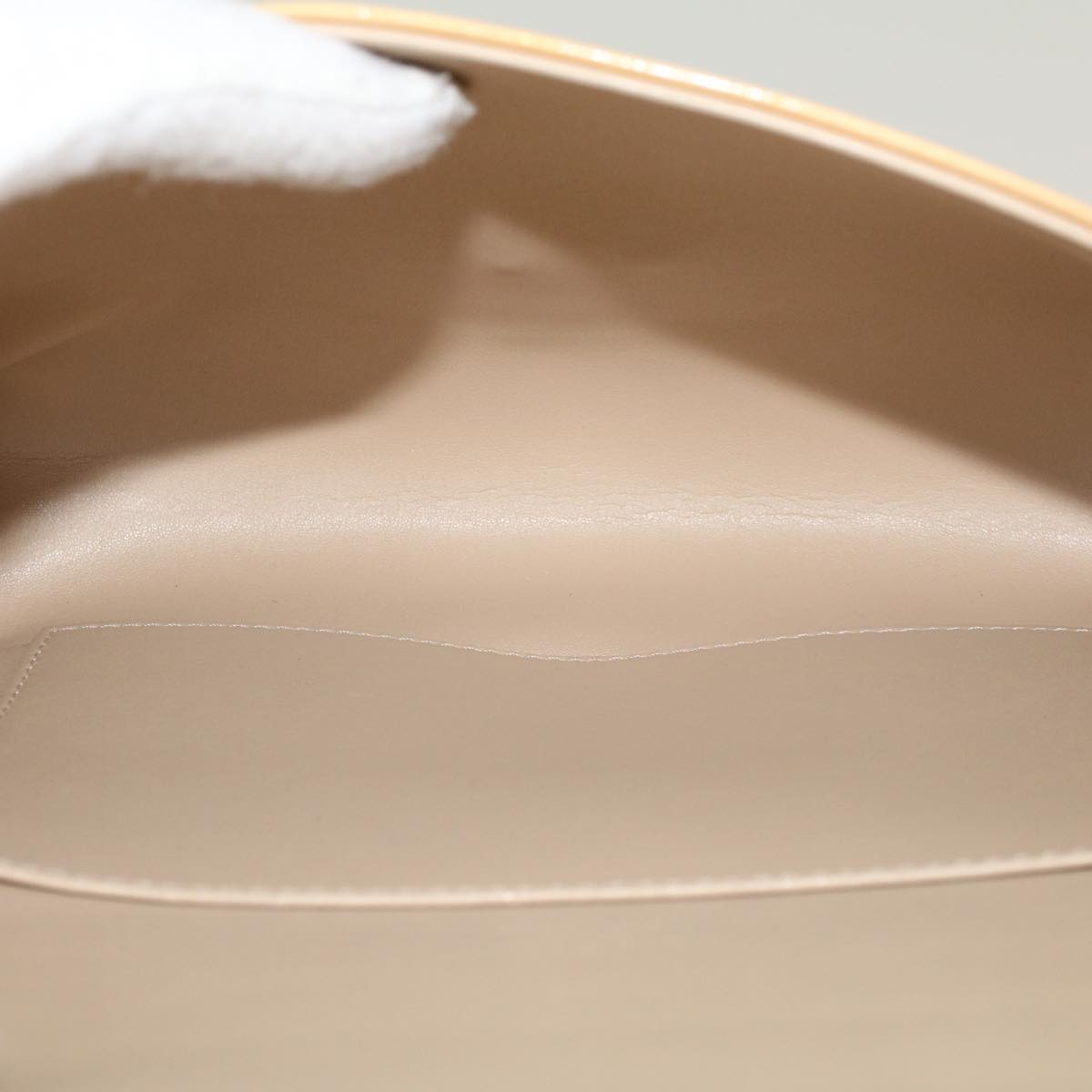 LOUIS VUITTON Monogram Vernis Thompson Street Bag Beige M91301 LV 44617