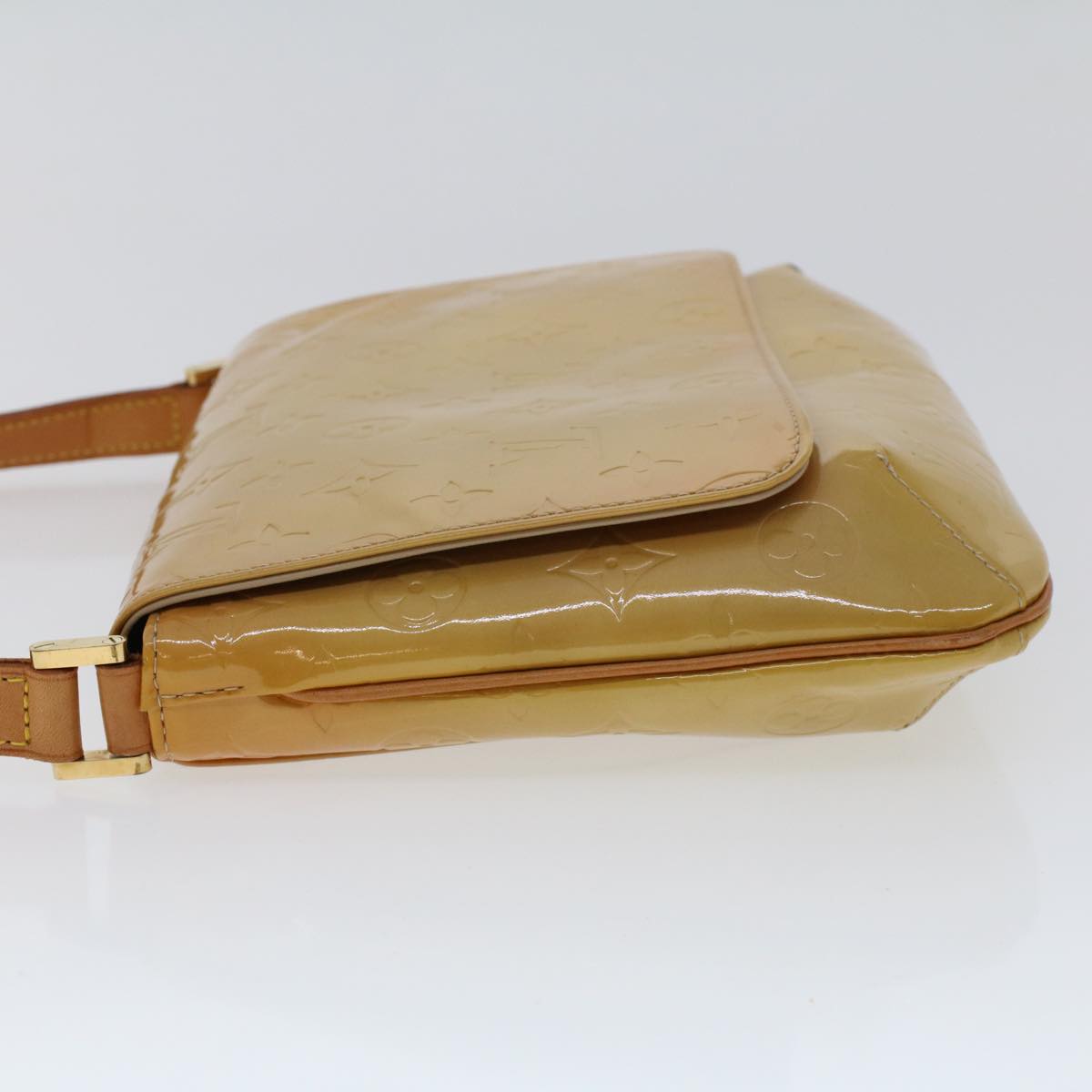 LOUIS VUITTON Monogram Vernis Thompson Street Bag Beige M91301 LV 44617