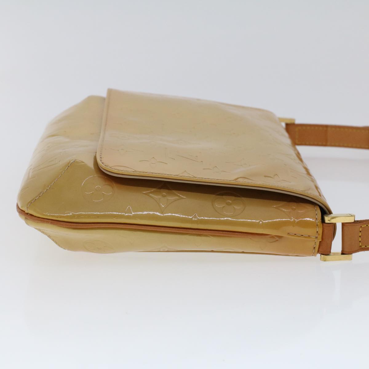 LOUIS VUITTON Monogram Vernis Thompson Street Bag Beige M91301 LV 44617