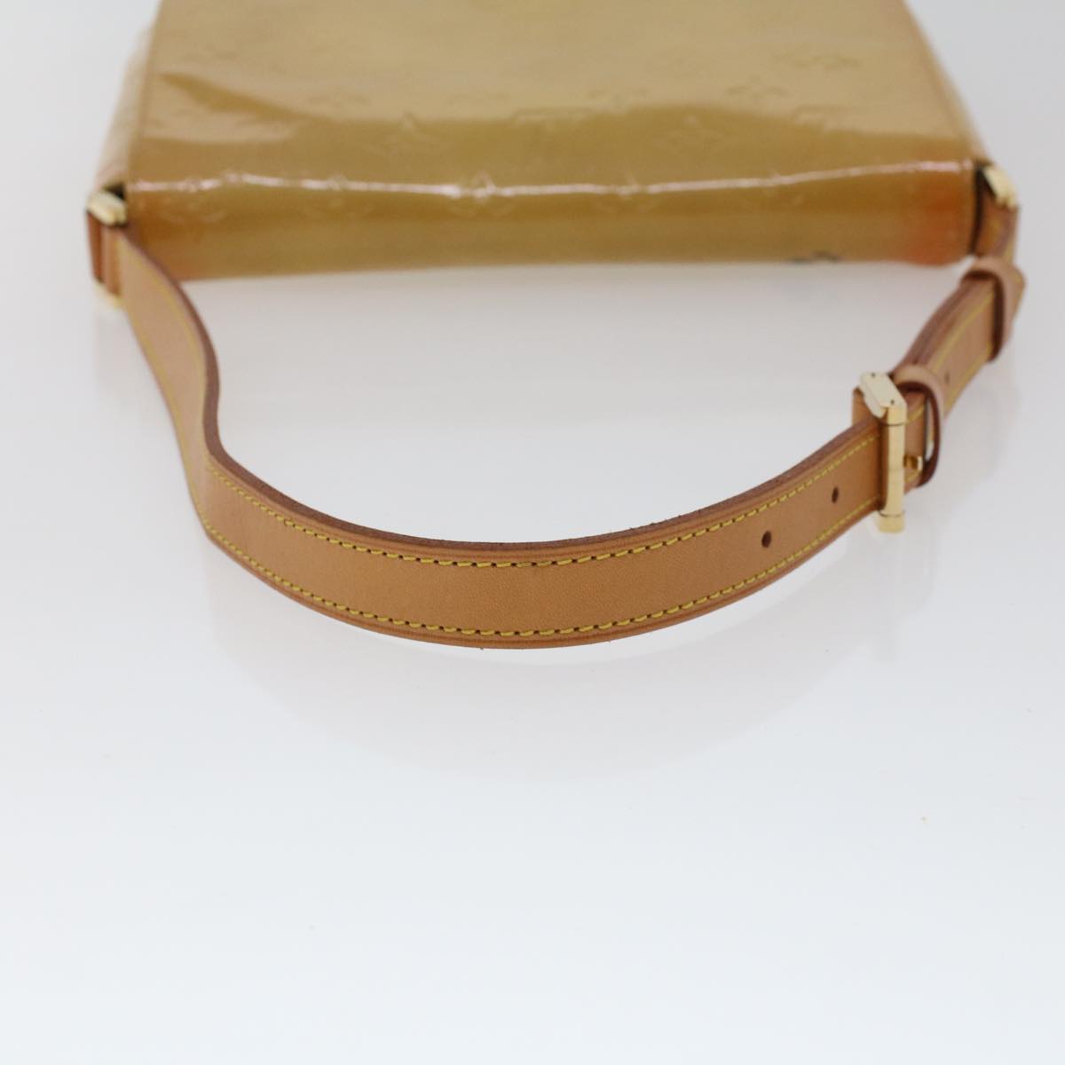 LOUIS VUITTON Monogram Vernis Thompson Street Bag Beige M91301 LV 44617