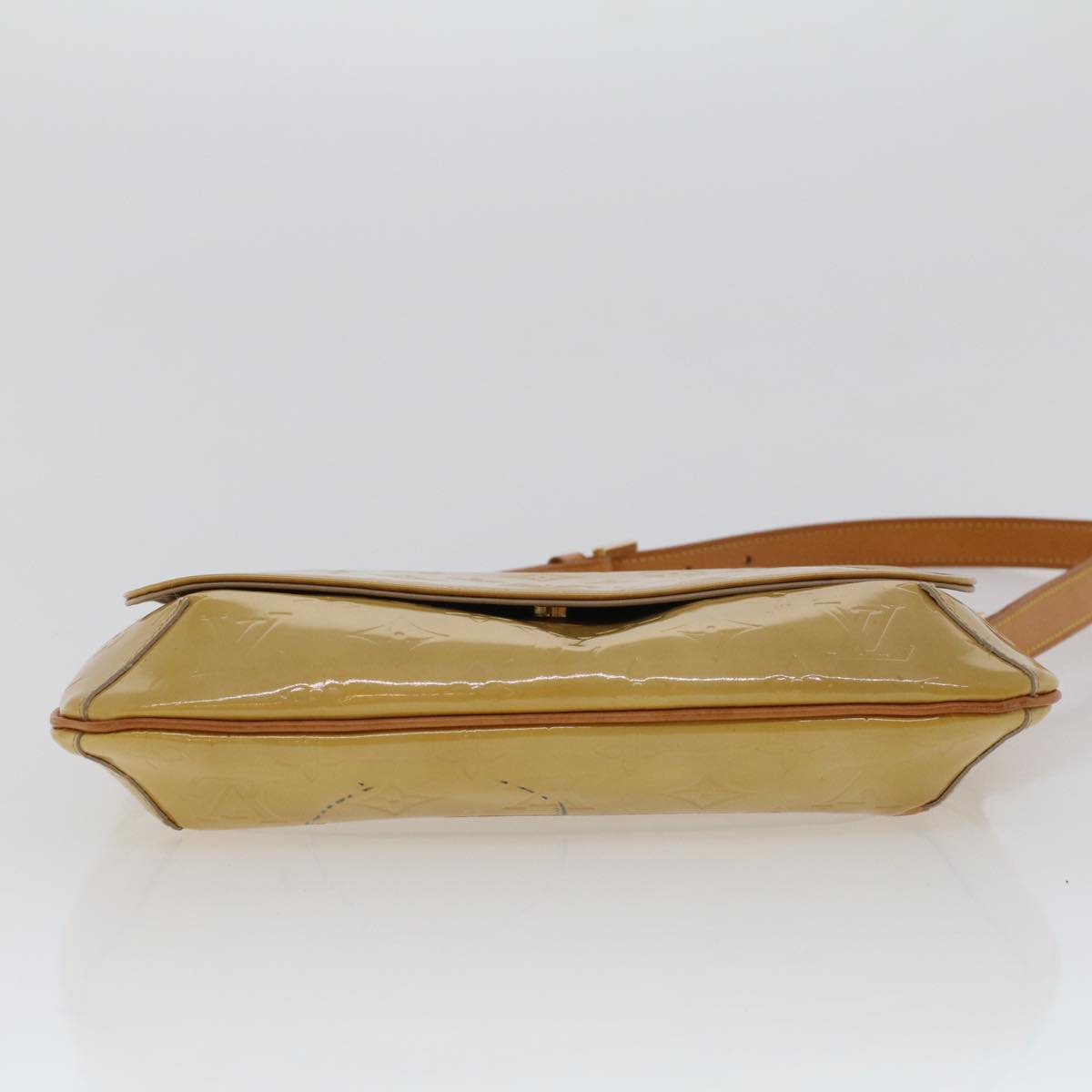 LOUIS VUITTON Monogram Vernis Thompson Street Bag Beige M91301 LV 44617