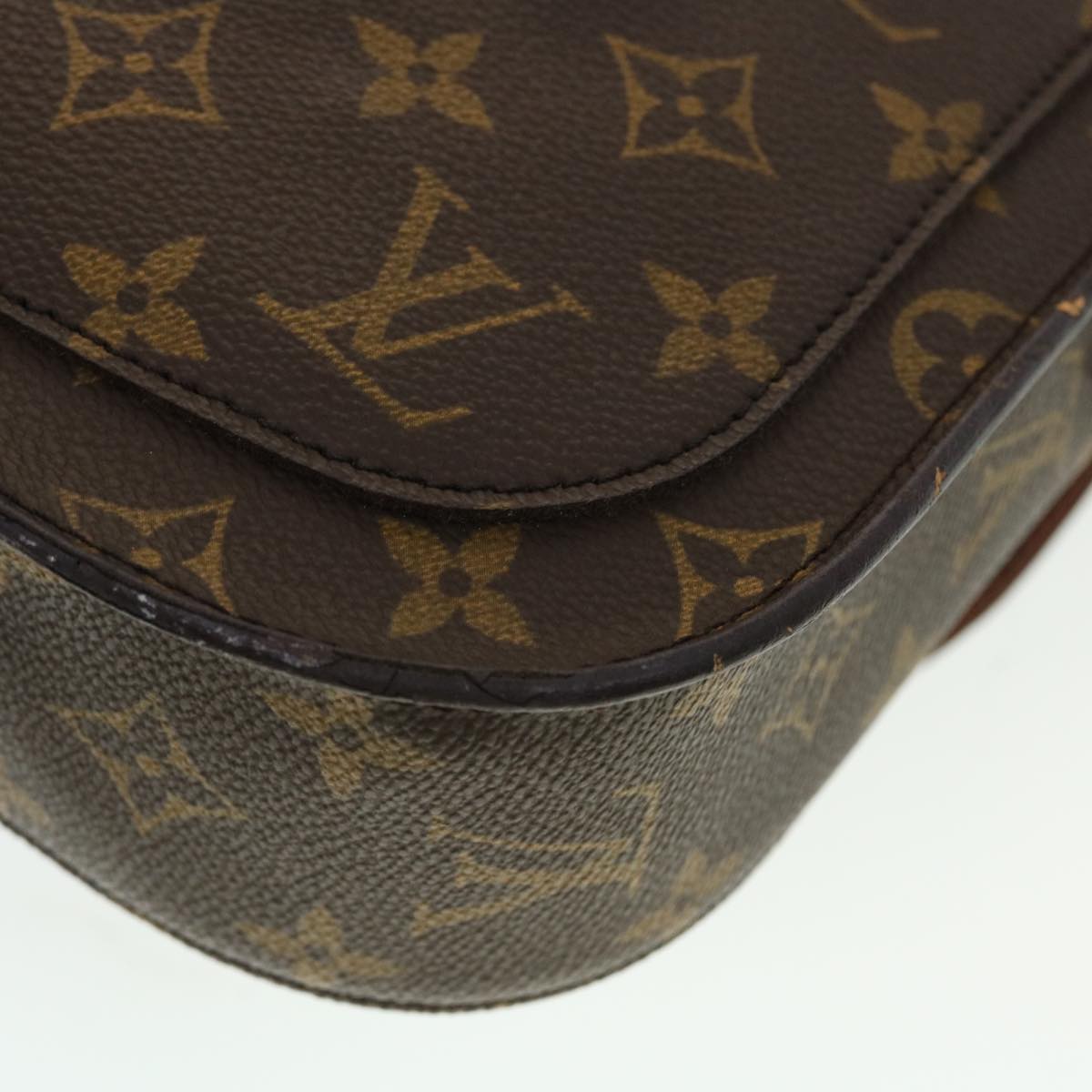 LOUIS VUITTON Monogram Saint Cloud GM Shoulder Bag M51242 LV 44619