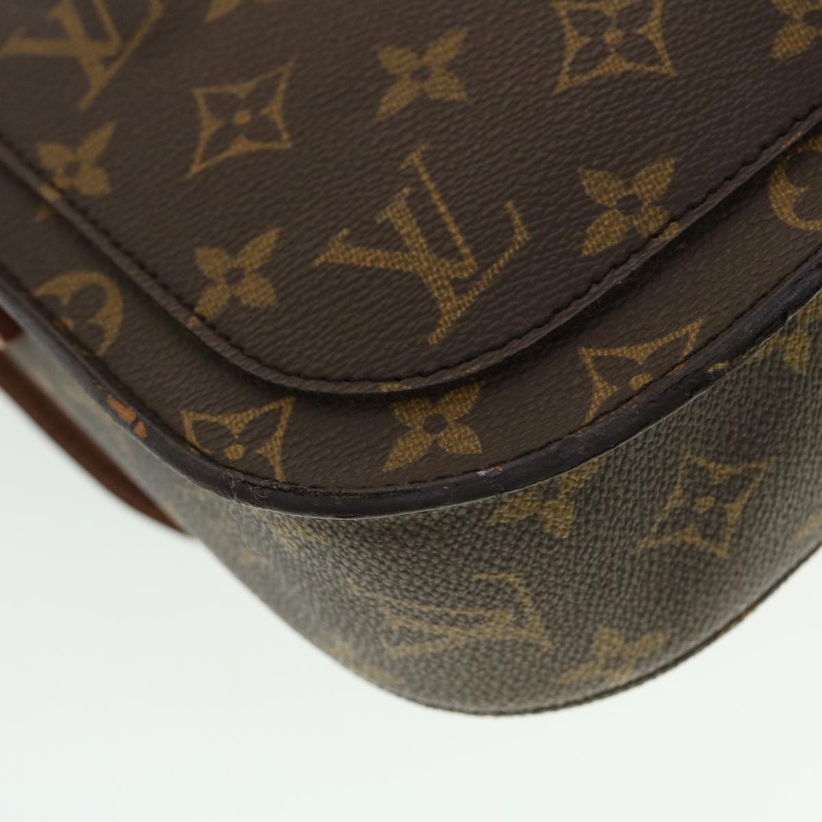 LOUIS VUITTON Monogram Saint Cloud GM Shoulder Bag M51242 LV 44619