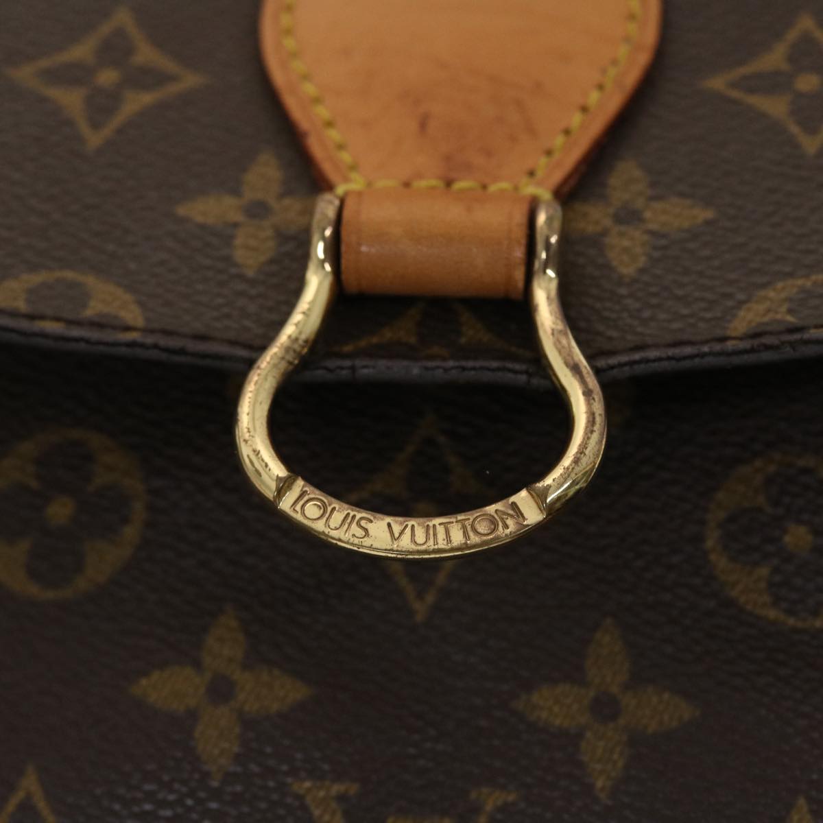 LOUIS VUITTON Monogram Saint Cloud GM Shoulder Bag M51242 LV 44619