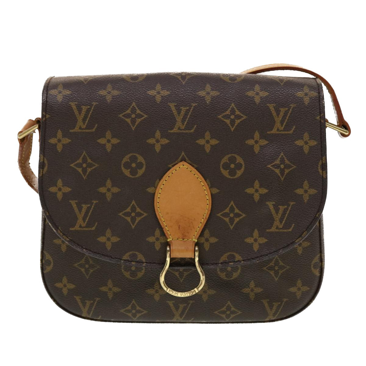 LOUIS VUITTON Monogram Saint Cloud GM Shoulder Bag M51242 LV 44619