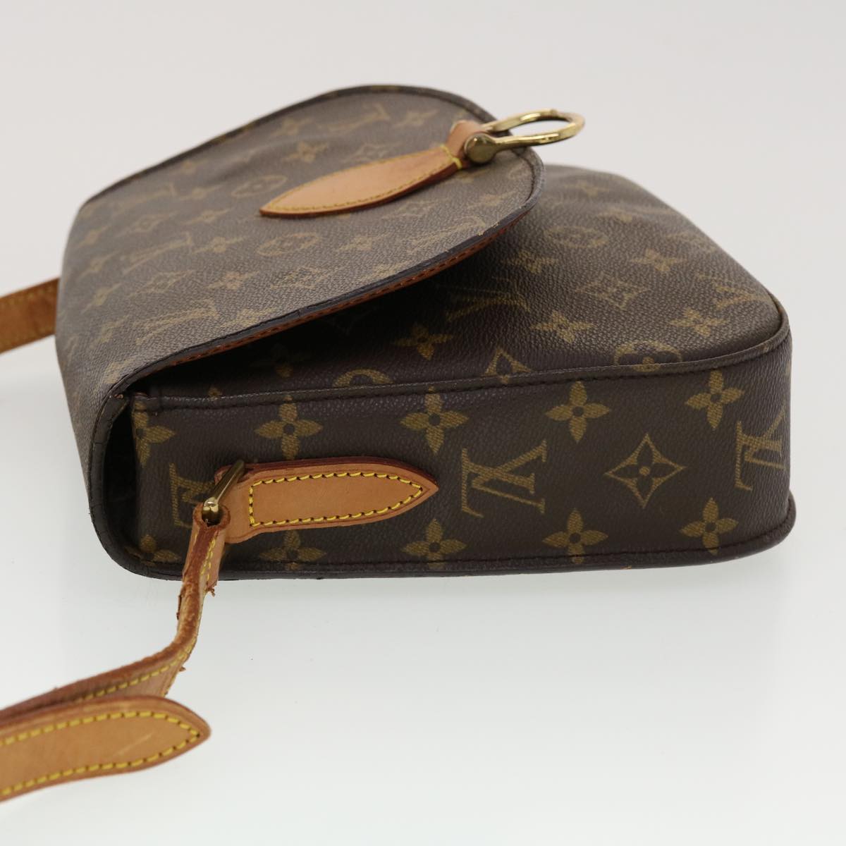 LOUIS VUITTON Monogram Saint Cloud GM Shoulder Bag M51242 LV 44619