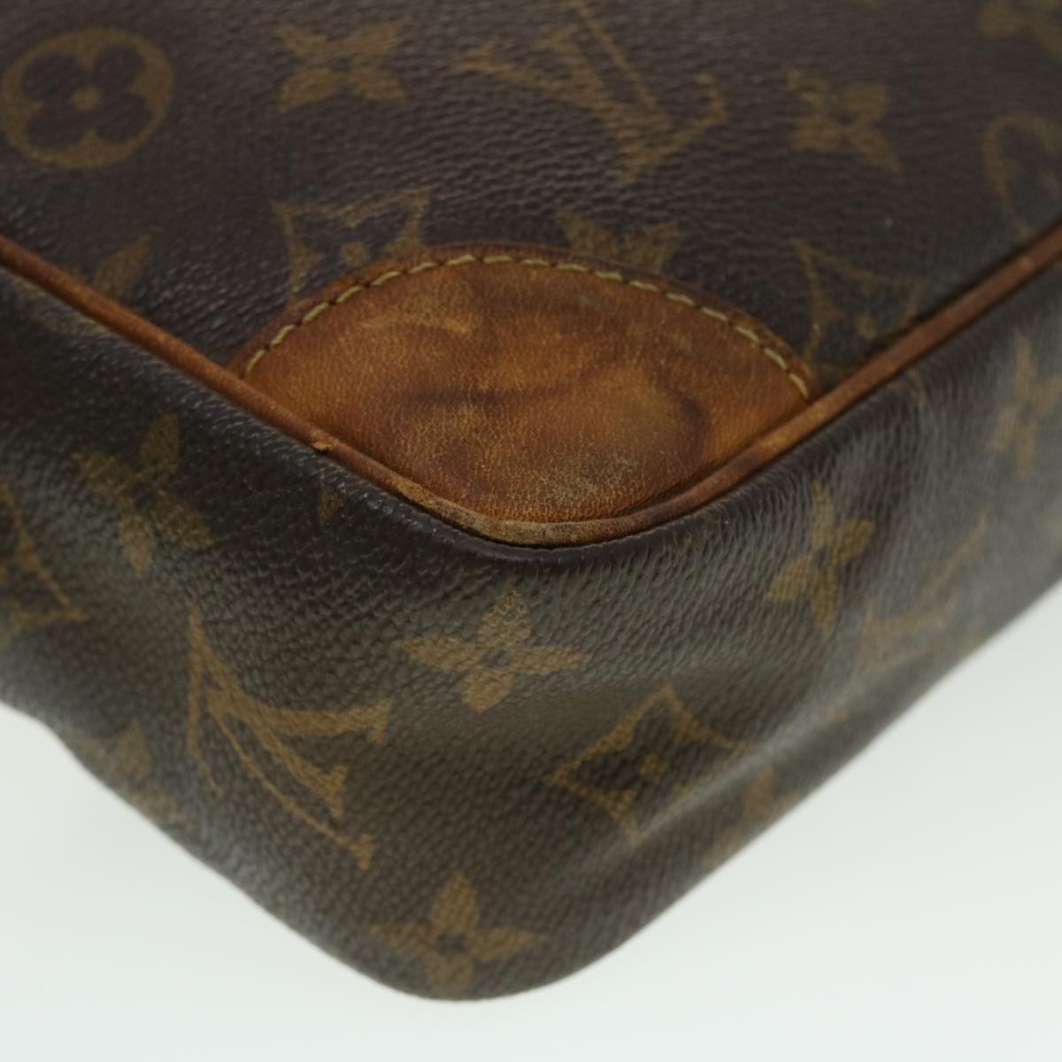 LOUIS VUITTON Monogram Compiegne 28 Clutch Bag M51845 LV 44625