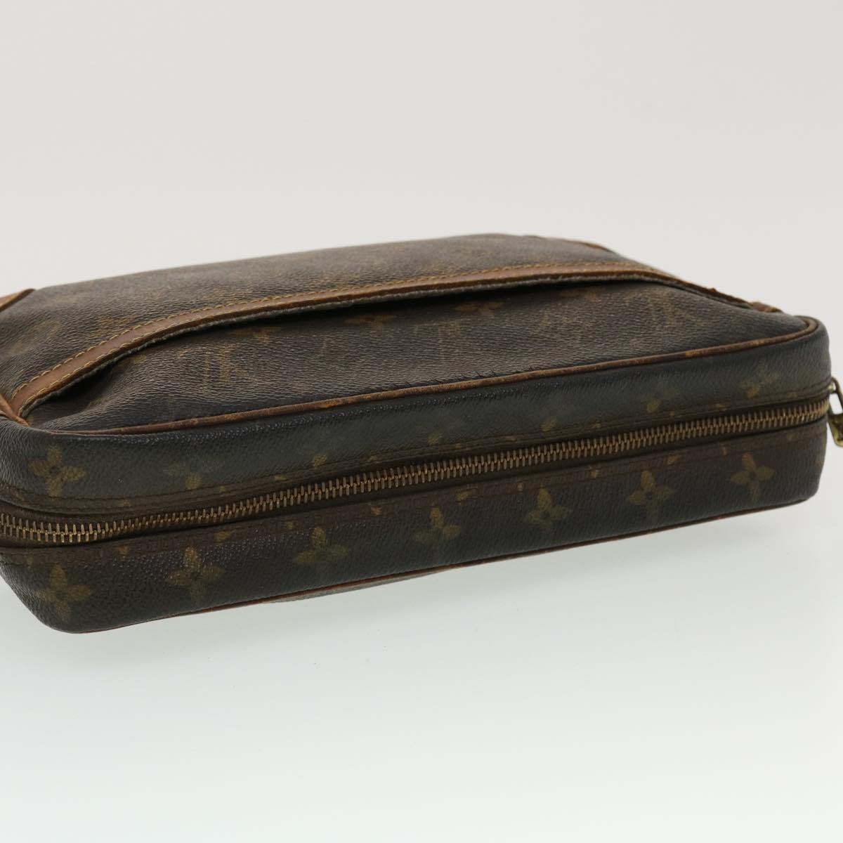 LOUIS VUITTON Monogram Compiegne 28 Clutch Bag M51845 LV 44625