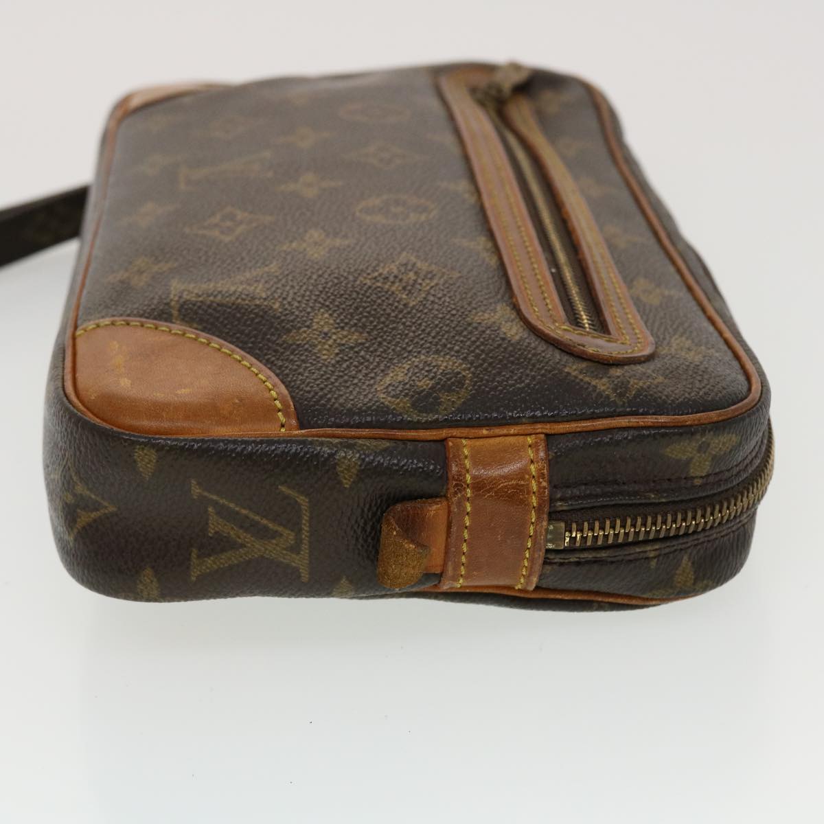 LOUIS VUITTON Monogram Marly Dragonne GM Clutch Bag M51825 LV 44626
