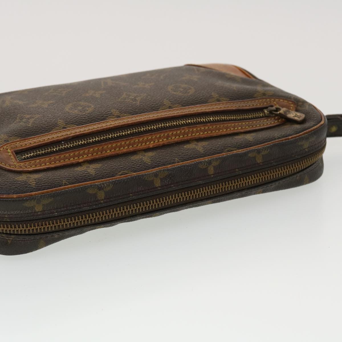 LOUIS VUITTON Monogram Marly Dragonne GM Clutch Bag M51825 LV 44626