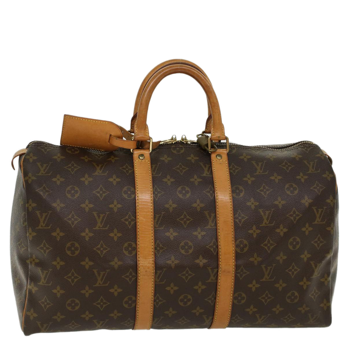LOUIS VUITTON Monogram Keepall 45 Boston Bag M41428 LV 44630