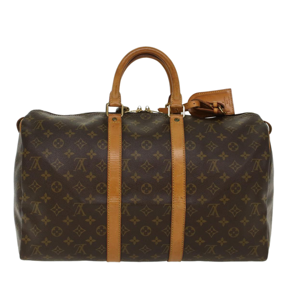 LOUIS VUITTON Monogram Keepall 45 Boston Bag M41428 LV 44630
