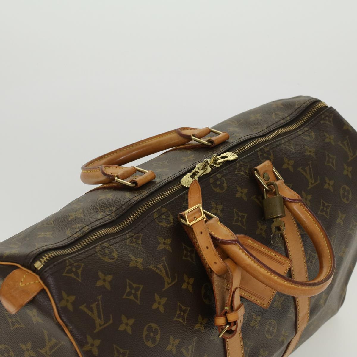 LOUIS VUITTON Monogram Keepall 45 Boston Bag M41428 LV 44630