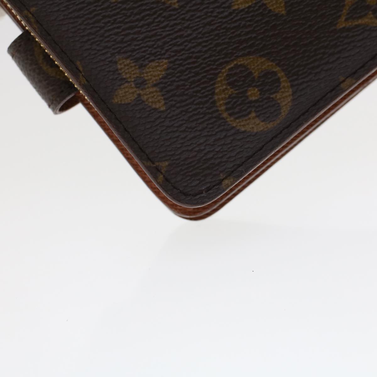 LOUIS VUITTON Monogram Compact Zip Wallet M61667 LV 44636