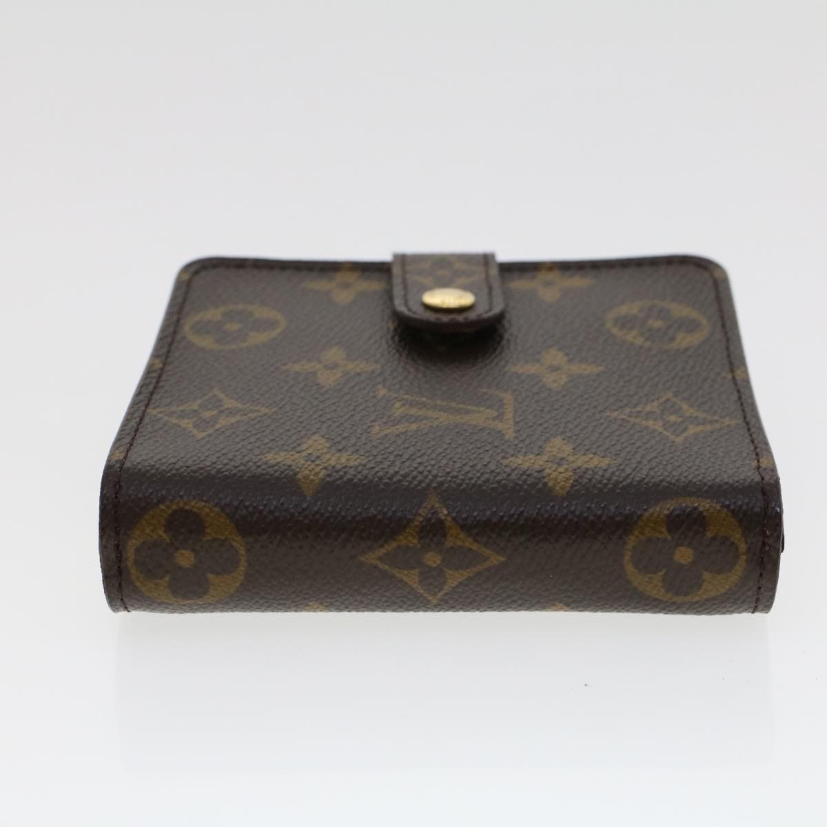 LOUIS VUITTON Monogram Compact Zip Wallet M61667 LV 44636