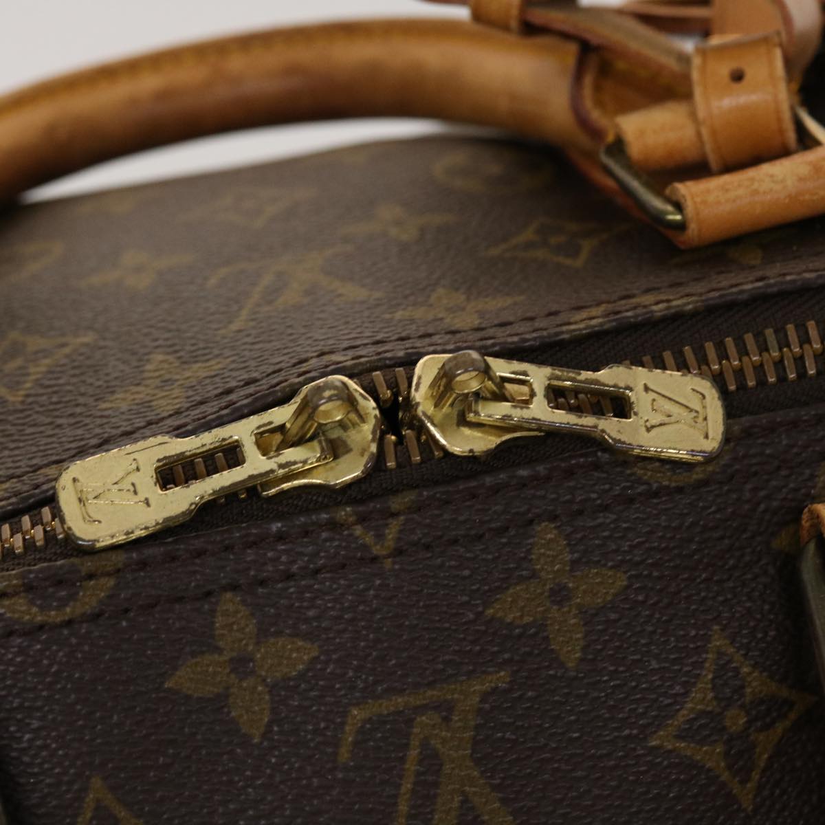 LOUIS VUITTON Monogram Keepall 55 Boston Bag M41424 LV 44639