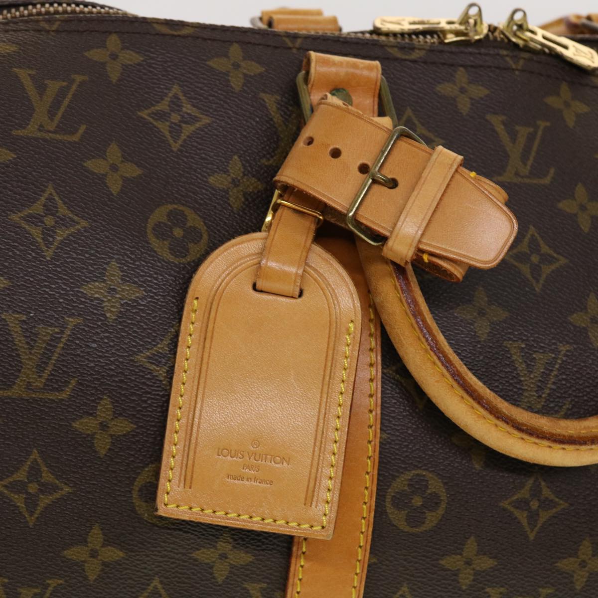 LOUIS VUITTON Monogram Keepall 55 Boston Bag M41424 LV 44639