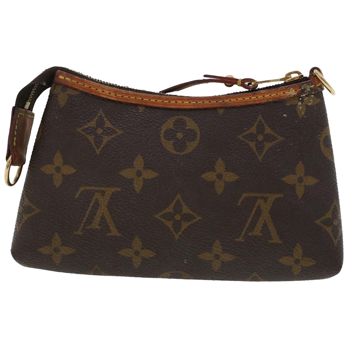LOUIS VUITTON Monogram Mini Pochette Delight Full Pouch M40309 LV 44641