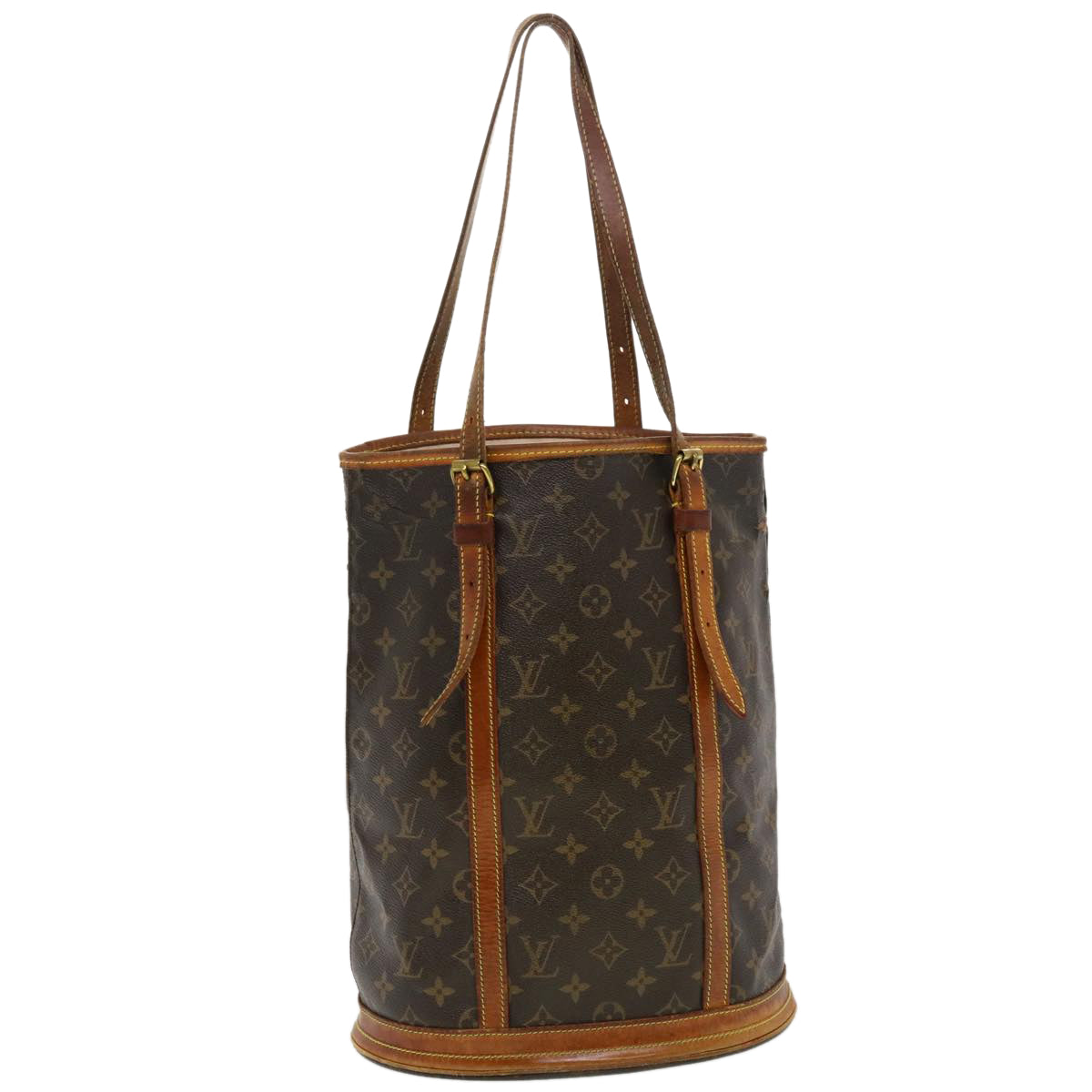 LOUIS VUITTON Monogram Bucket GM Shoulder Bag M42236 LV 44648
