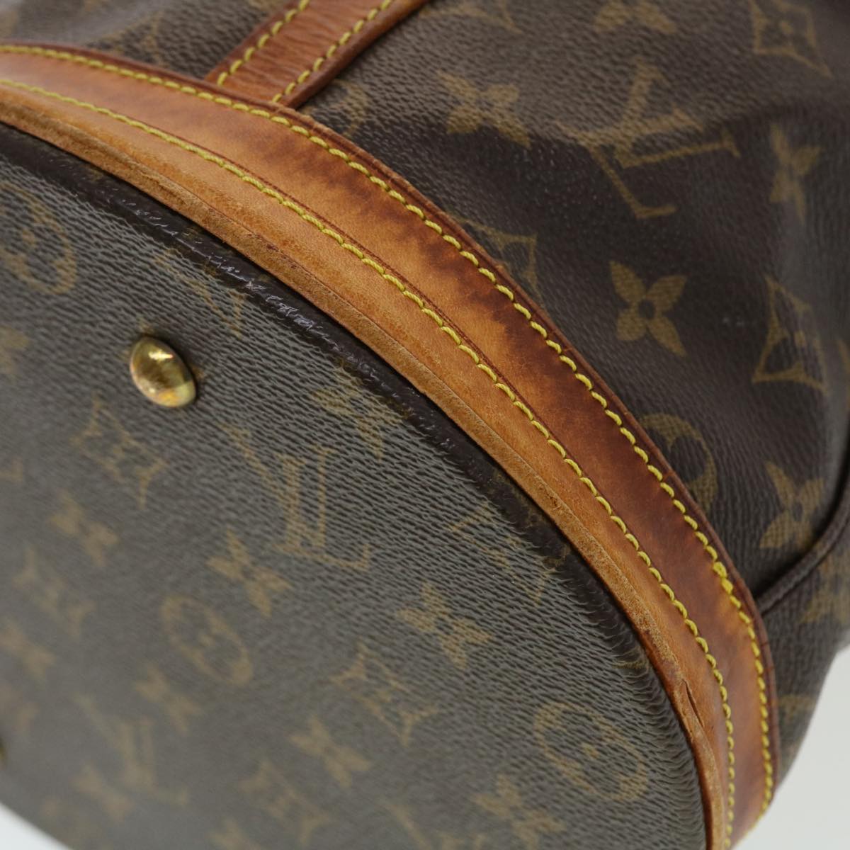 LOUIS VUITTON Monogram Bucket GM Shoulder Bag M42236 LV 44648