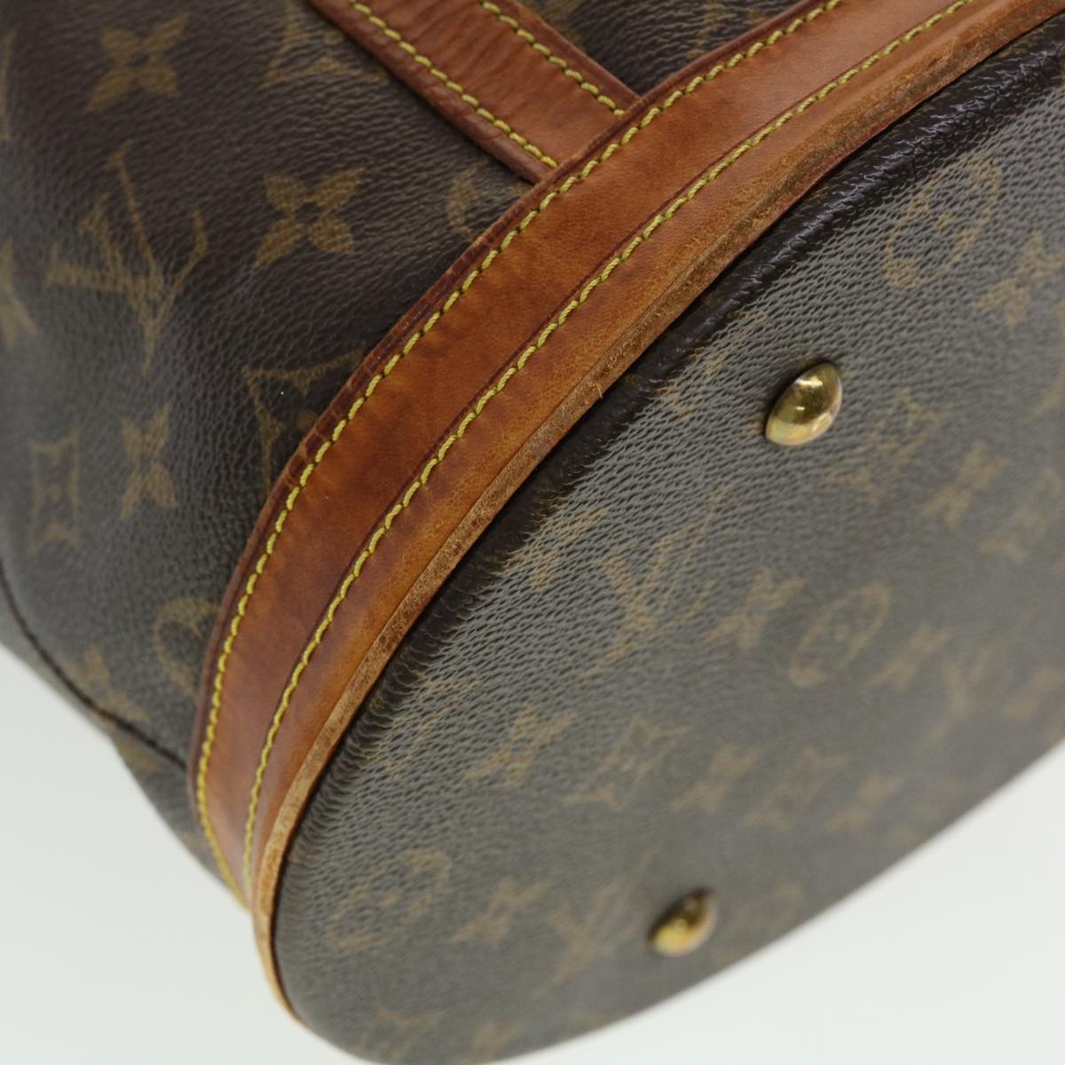 LOUIS VUITTON Monogram Bucket GM Shoulder Bag M42236 LV 44648