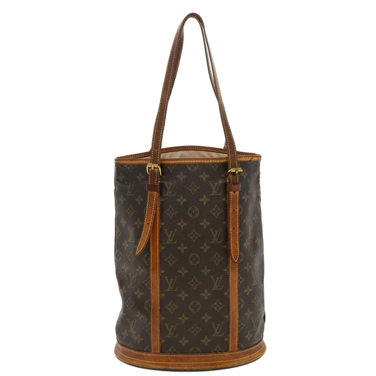LOUIS VUITTON Monogram Bucket GM Shoulder Bag M42236 LV 44648