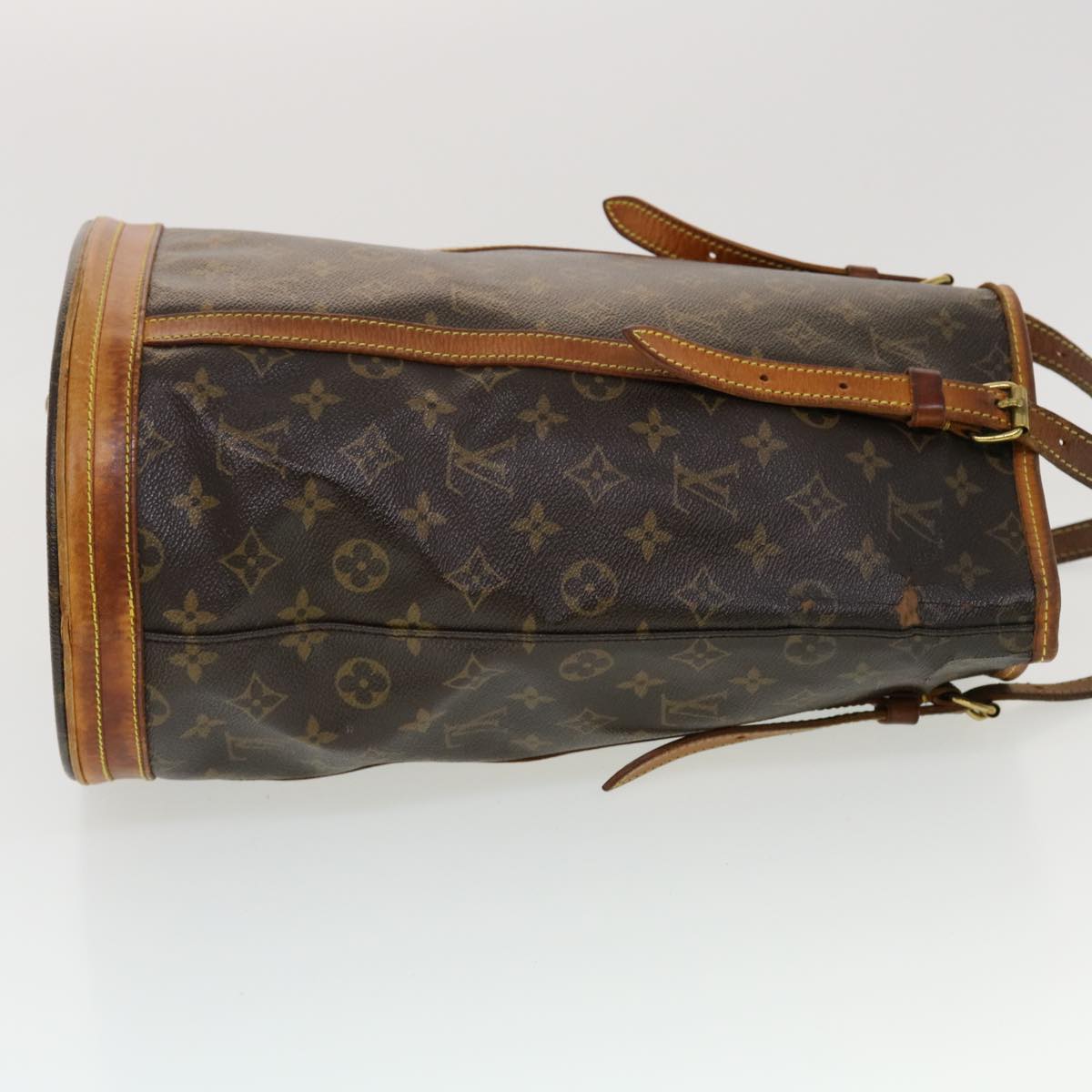 LOUIS VUITTON Monogram Bucket GM Shoulder Bag M42236 LV 44648
