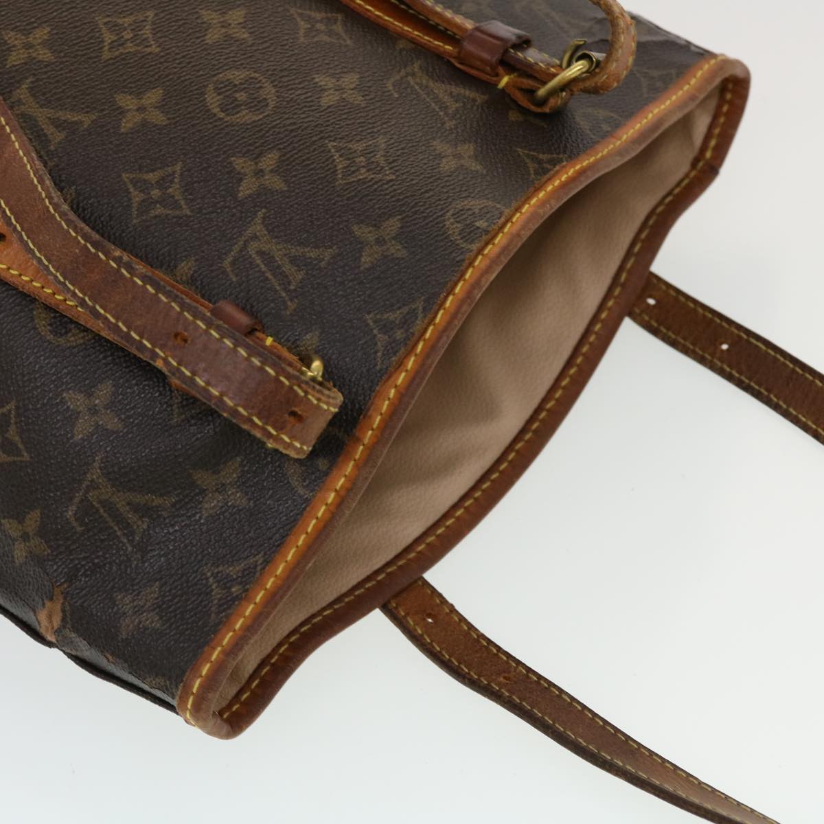 LOUIS VUITTON Monogram Bucket GM Shoulder Bag M42236 LV 44648