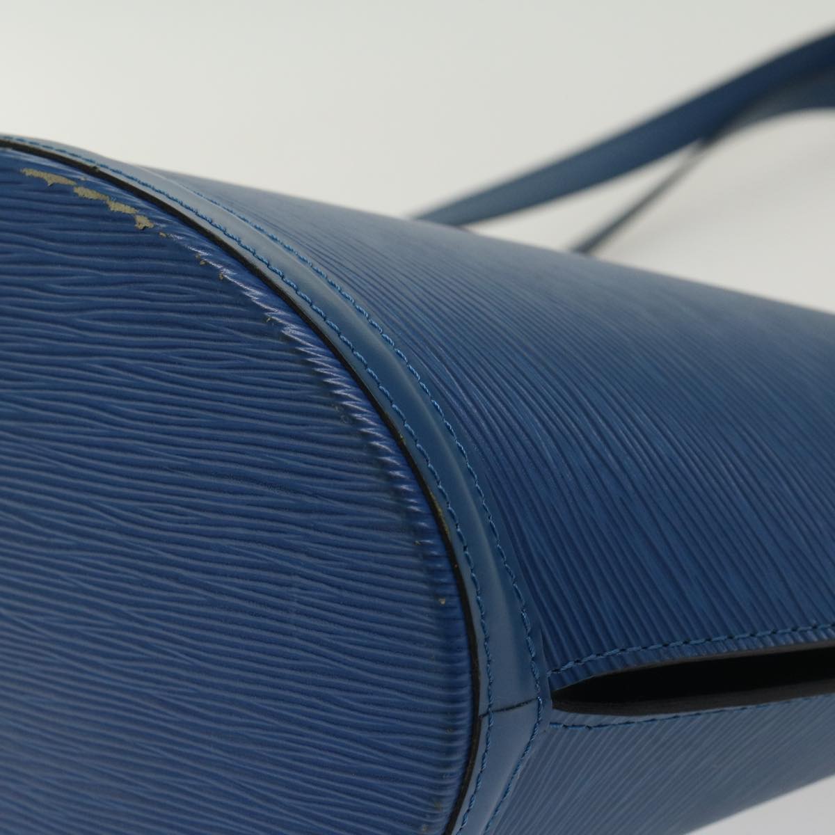 LOUIS VUITTON Epi Saint Jacques Shopping Shoulder Bag Blue M52275 LV 44650
