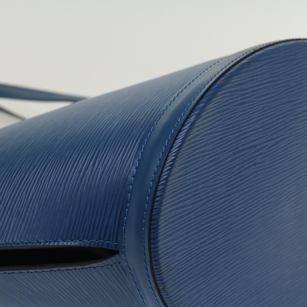 LOUIS VUITTON Epi Saint Jacques Shopping Shoulder Bag Blue M52275 LV 44650