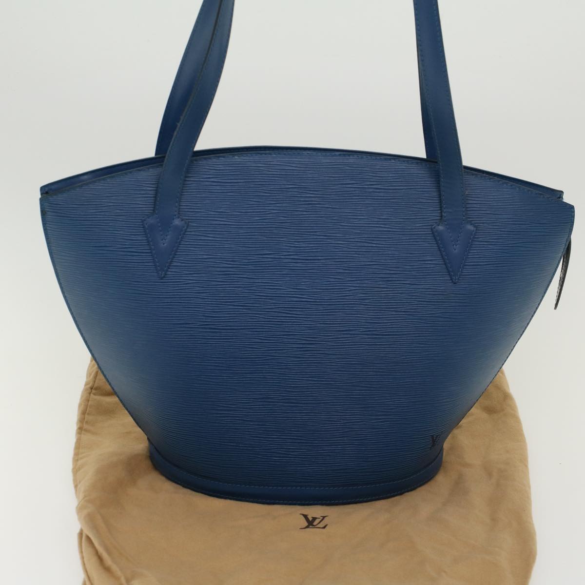 LOUIS VUITTON Epi Saint Jacques Shopping Shoulder Bag Blue M52275 LV 44650