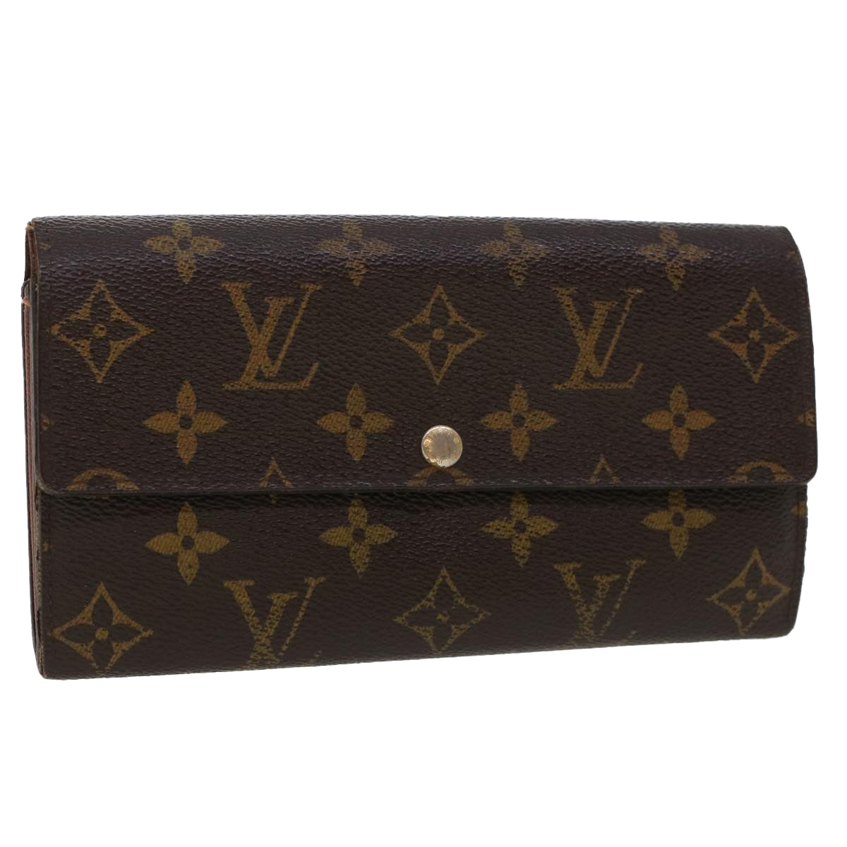 LOUIS VUITTON Monogram Portefeuille Sarah Long Wallet M60531 LV 44653